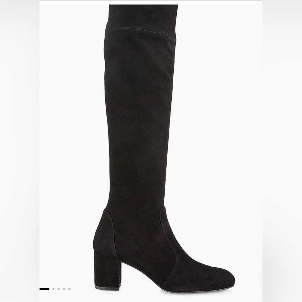 Stuart Weitzman Black Highland Over-The-Knee Boots 9